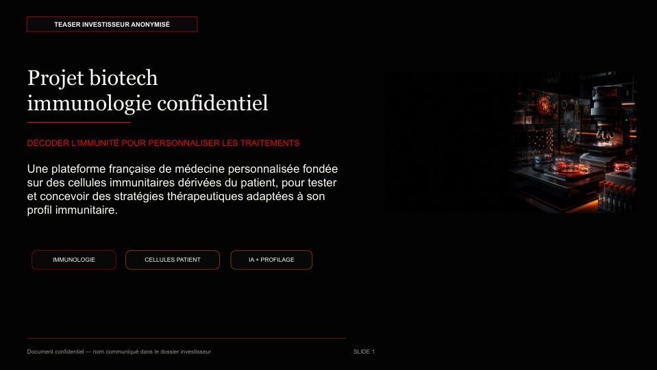 Couverture Immunologie personnalisée