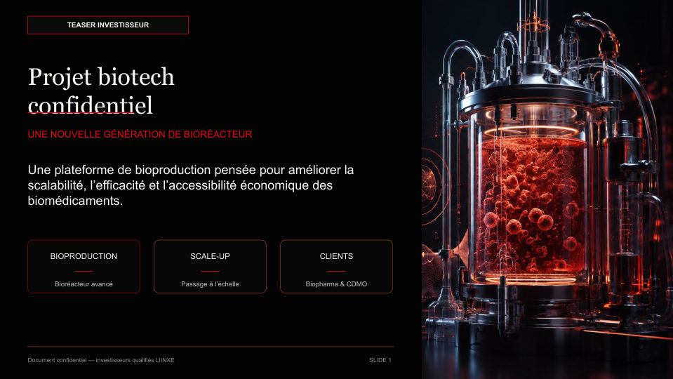Couverture Bioréacteur nouvelle génération